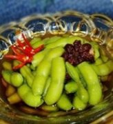 香糟毛豆的做法